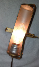 Vintage Cylindrical Brass Eagle Portable Lamp Issue No 13274 Works Great picture