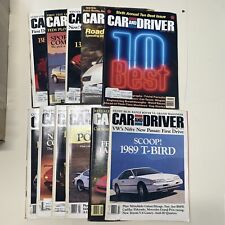 Car and Driver Magazines 1988 Lot of 11  - Missing  JUNE Near Complete picture