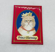 Vintage Peacock Papers Fridge Magnet “Prince Charming” Grumpy Cat Art Decor 7 picture