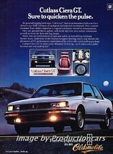 1985 Oldsmobile Cutlass Ciera GT Original Advertisement Print Art Car Ad J751 picture