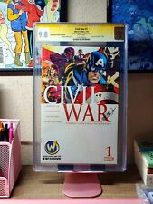 CGC SS 9.8 Civil War #1 Wizard World Comic Con Exclusive signed Michael Golden picture