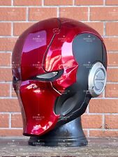 Red Hood Batman Helmet Full Face Mask Handmade Cosplay Props Arkham Knight  picture