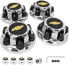 Wheel Center Caps 6 Lugs Compatible with Chevy Silverado Set of 4 OEM for Chevy  picture