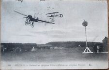 French Aviation 1916 Postcard: Dubonnet & Airplane Tellier, Dickson & Farman picture
