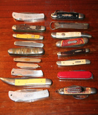 lot of 18, pocket knifes, case, imperial ,hammer brand, others, scouting knife picture