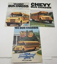 1977 1978 1980 Chevy Bus Chassis Sales Brochure Chevrolet Sales Catalog Ad 78 80 picture