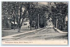 c1905 Pennsylvania Avenue Dirt Road South Waverly New York NY Antique Postcard picture
