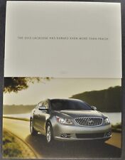 2012 Buick Lacrosse Sedan Sales Brochure Folder Excellent Original 12 picture