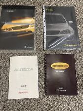 Gxe10 Altezza Instruction Manuals Japan & Brochures All Mint Lexus Is300 picture