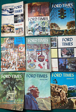 1948 FORD TIMES x 9 Magazine Cars Travel Letters Articles Missing May July Aug picture
