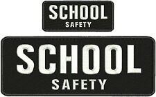 school safety embroidery patches 4 X 11