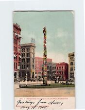 Postcard Totem Pole Pioneer Place Seattle Washington USA picture