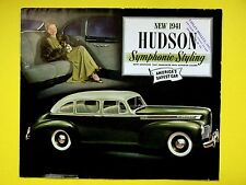 Vintage 1941 HUDSON Sales Dealer Brochure Copley Mullen Charleston West Virginia picture