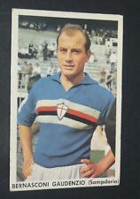 FOOTBALL SIDAM CARD 1961-1962 FOOTBALL ITALY GAUDENZIO BERNASCONI SAMPDORIA SAMP picture