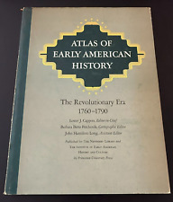1976 ATLAS OF EARLY AMERICAN HISTORY Revolutionary Era 1760-1790 HC DJ Princeton picture