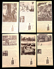Jack Daniel's Original 1963-1966 Vintage Print Ad Lot(6) picture