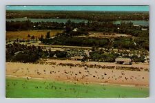 Lantana FL-Florida, Aerial Of Lantana Beach, Antique, Vintage c1969 Postcard picture