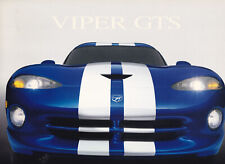 1996 Dodge Viper GTS Sales Brochure picture