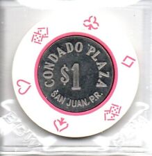 Condado Plaza San Juan P.R. 1 Dollar Gaming Chip as pictured picture