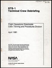 FIRST SHUTTLE FLIGHT-TECHNICAL CREW DEBRIEFING REPORT-'81 STS-1 ORBITER COLUMBIA picture