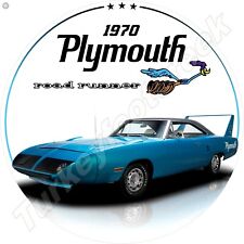 1970 Plymouth Road Runner 11.75in ROUND METAL SIGN picture