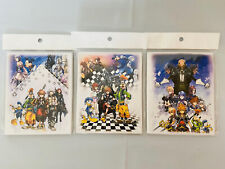 KINGDOM HEARTS Novelty merch Mini Canvas Board Ichiban Lottery Bandai set of 3 picture