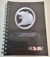 NOS HSV VZ Avalanche Wagon Owners Handbook Genuine 00A-052701 Apr 2005 Print 1 picture