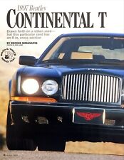 1997 Bentley Continental T Road Test Technical Data Photos Review Article picture