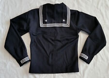 Vintage New NOS US NAVY Military Sailor Wool Blue Dress Uniform Shirt Jumper 36R picture
