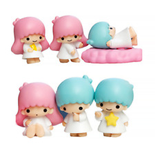 6pcs/set Cartoon Double Star Doll Toy Cake Top PVC Doll Toy Gifts picture
