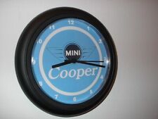 BMW Mini Cooper Auto Motors Garage Man Cave Clock Advertising Sign picture