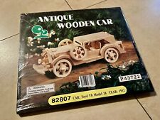 Antique Wooden Car Kit Ford V8 Model 18, 2932 NEW SEALED picture