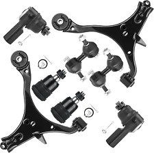 Front Lower Control Arm with Ball Joint Tie Rods Sway Bar Kit Fit For picture