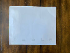 2017-2018 Tesla Model 3 Pre-Production Display Concept Drawing Brochure Catalog  picture