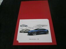 2017-2018 Tesla Model 3 Pre-Production Display Concept Drawing Brochure Catalog  picture