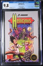 Hellicious #1 CGC 9.8 Castlevania NES Video Game Homage Massive 2023 Tv Series picture