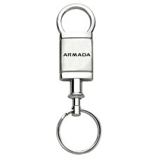 Nissan Armada Keychain & Keyring - Valet Metal Satin Chrome Pull Apart Key Fob picture
