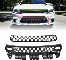 Upper Lower Grille Bezels Compatible with 2015-2022 Dodge Charger SRT Scat Pack  picture