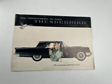 Ford Thunderbird 1958 Car Advertising Brochure  picture