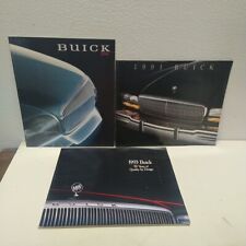 Buick Car Brochure Lot of 3 1990 1991 1993 Luxury Reatta Regal picture