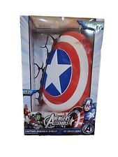 Captain America 3D Shield Deco / Night Light Marvel Avengers NEW But Damaged Box picture
