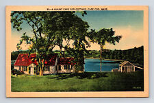 Quaint Lake Front Cottage at Cape Cod MA New Bedford News Co Postcard picture
