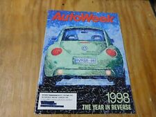 AutoWeek Magazine December 28, 1998 New Beetle picture