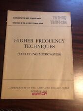 Higher Frequency Techniques (Excluding Microwaves) TM 11-667 October 1952 picture