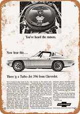 Metal Sign - 1965 Chevy Turbo-Jet 396 425 hp Engine -- Vintage Look picture