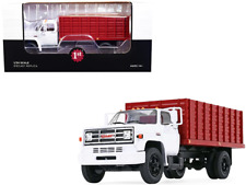 1970s GMC 6500 Grain Truck with Corn Load White and Red 1/34 Diecast Model picture