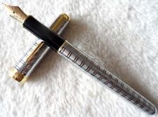 High Quality Silver Circle Parker Sonnet Series 0.5mm Fine (F) Nib Fountain Pen picture