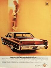 Cadillac Fleetwood Brougham car ad vintage 1970 original A picture