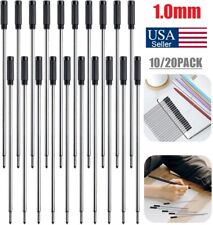10/20Pcs Cross Style Ballpoint Pen Refills Smooth Flow Ink Medium Point 1.0mm US picture