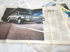 1980s Newspaper Cuttings Motor Vehicle And Various Ford Vauxhall Memorabilia picture